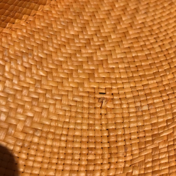 Vintage beautiful Panama- hat with multicolor flowers. Ecuador. Medium fit. - Picture 4 of 8